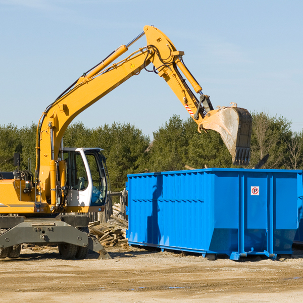 are there any restrictions on where a residential dumpster can be placed in Mcconnelsville OH